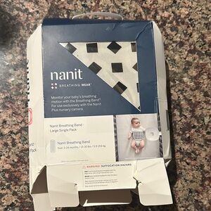 Nanit Breathing Band - Black and White